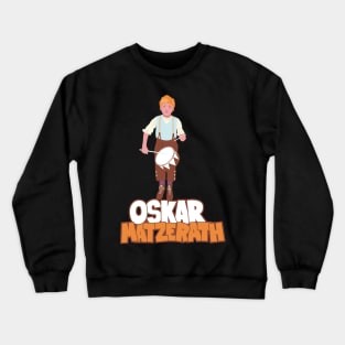 Oskar Matzerath Illustration - Tin Drum Tribute - Guenther Grass Crewneck Sweatshirt